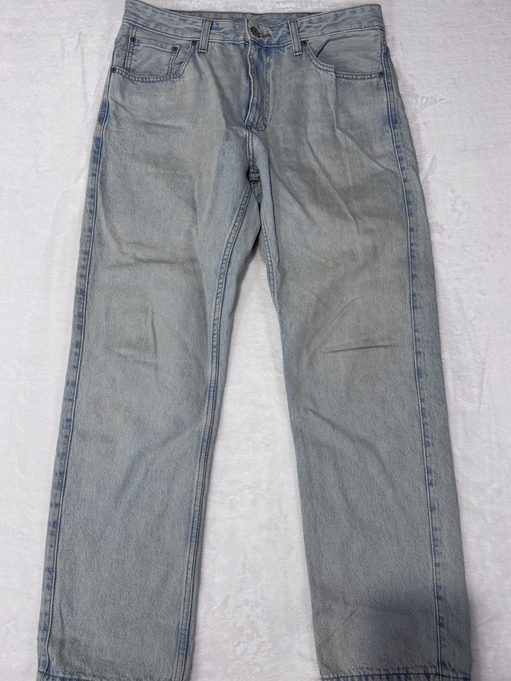 Pull&Bear Straight Leg Jeans Light Wash Denim Men’s Size 32